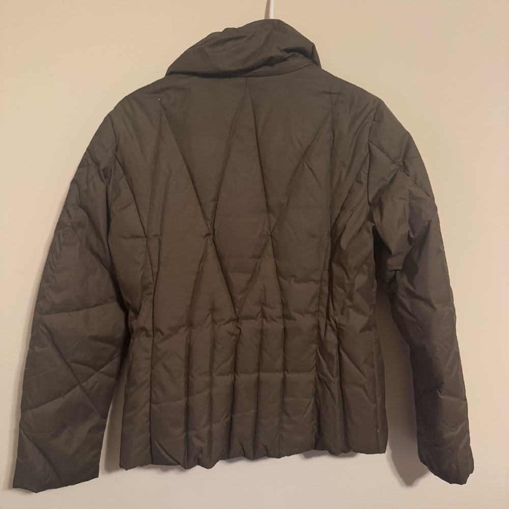 Nine West brown puffer coat- medium - Picture 3 of 6